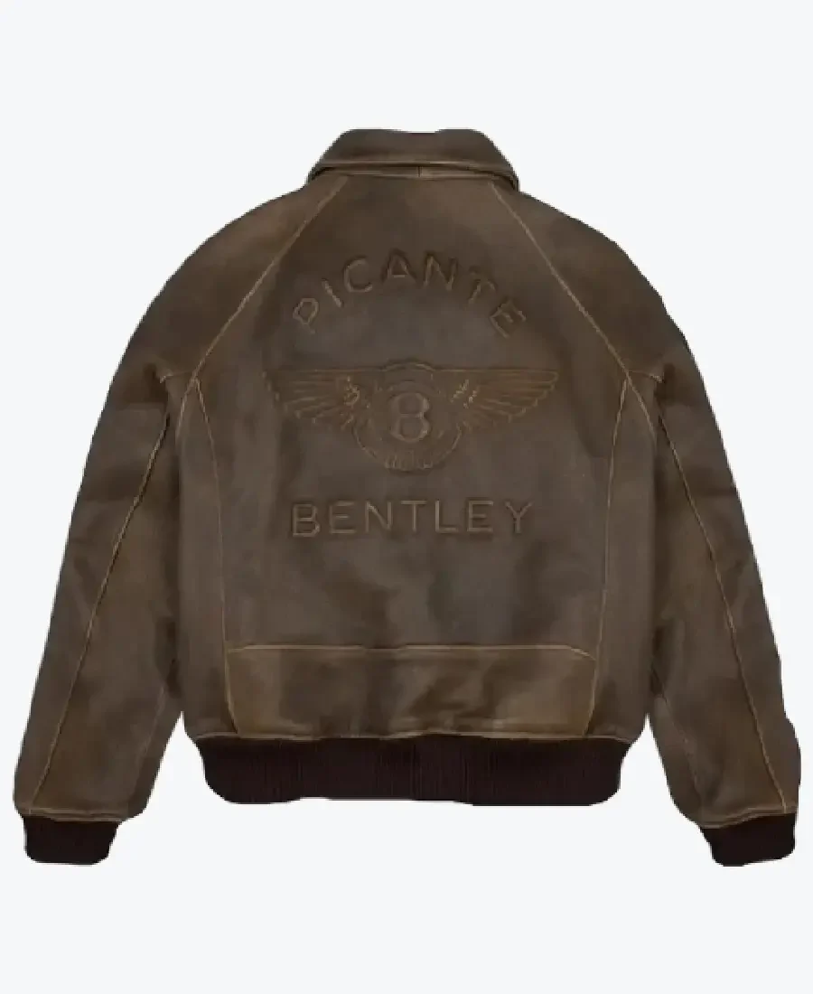 Bentley X Picante Leather Jacket Back - Rare Jackets