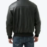 Black A-2 Bomber Jacket Back - Rare Jackets