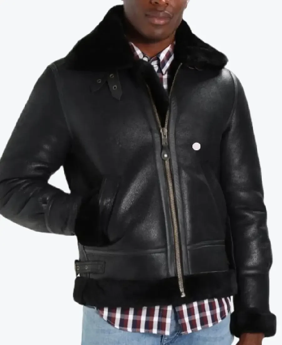 Black Bernard RAF Aviator Jacket Rare Jacket