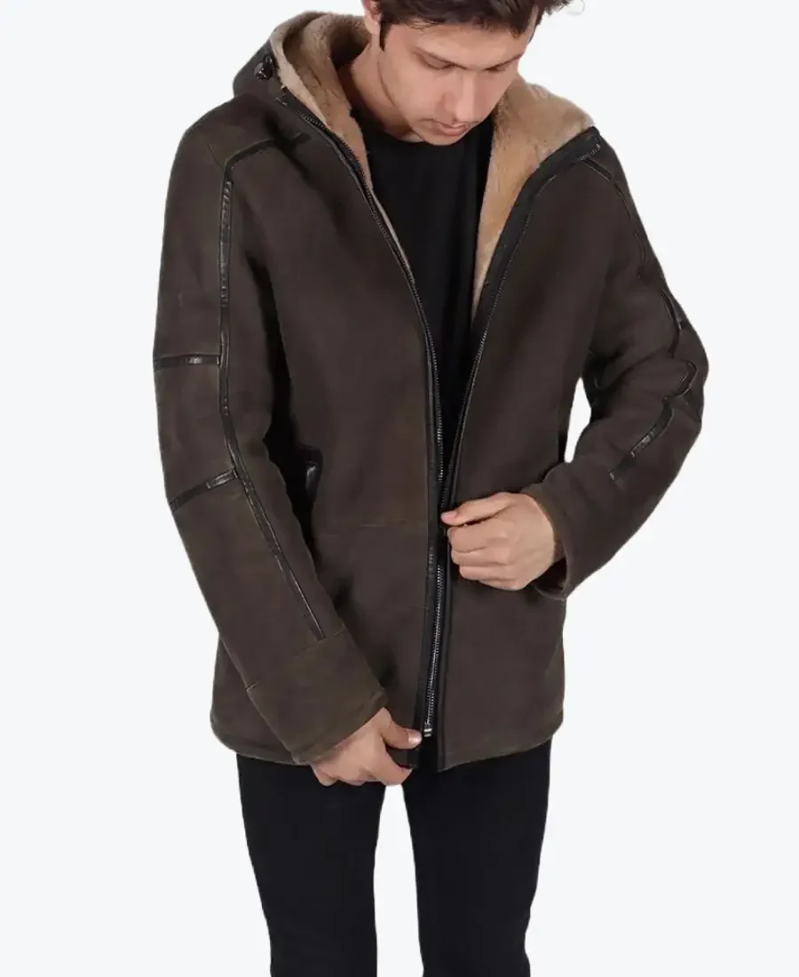 Coco Dark Brown Suede Leather Jacket - Rare Jackets