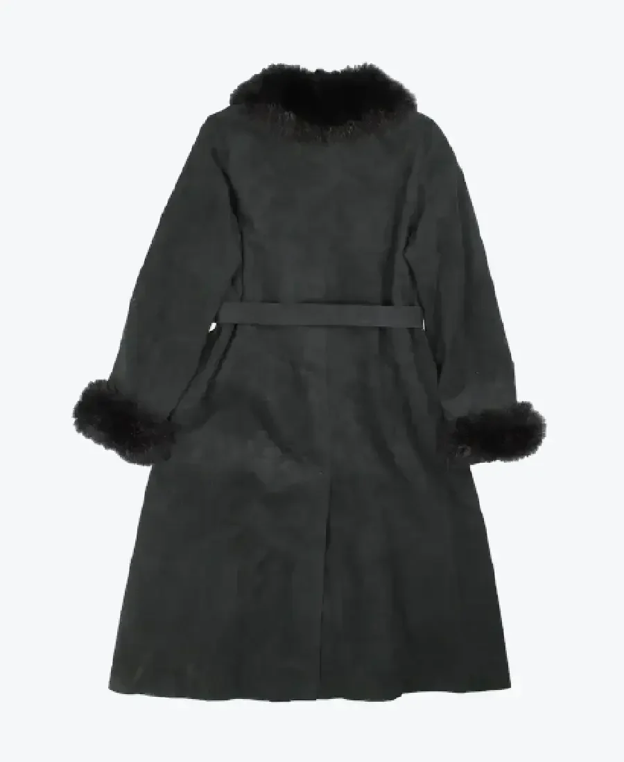 Leopard Print Lined Afghan Coat Back - Rare Jackets