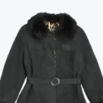 Leopard Print Lined Afghan Coat Front - Rare Jackets