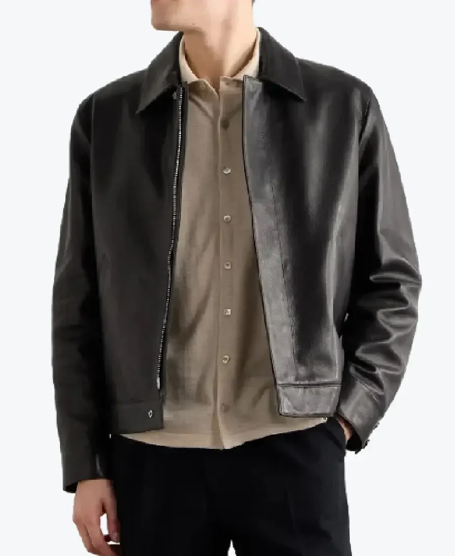 Men's Full Grain Black Leather Jacket - Rare Jackets