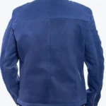 Shop The Andrew Classic Blue Suede Jacket - Rare Jackets
