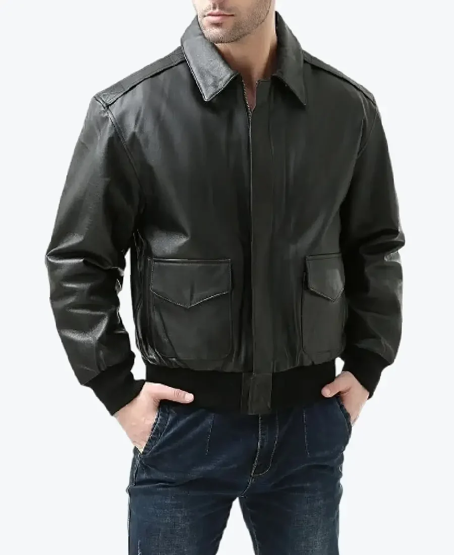 Shop The Black A-2 Bomber Jacket - Rare Jackets