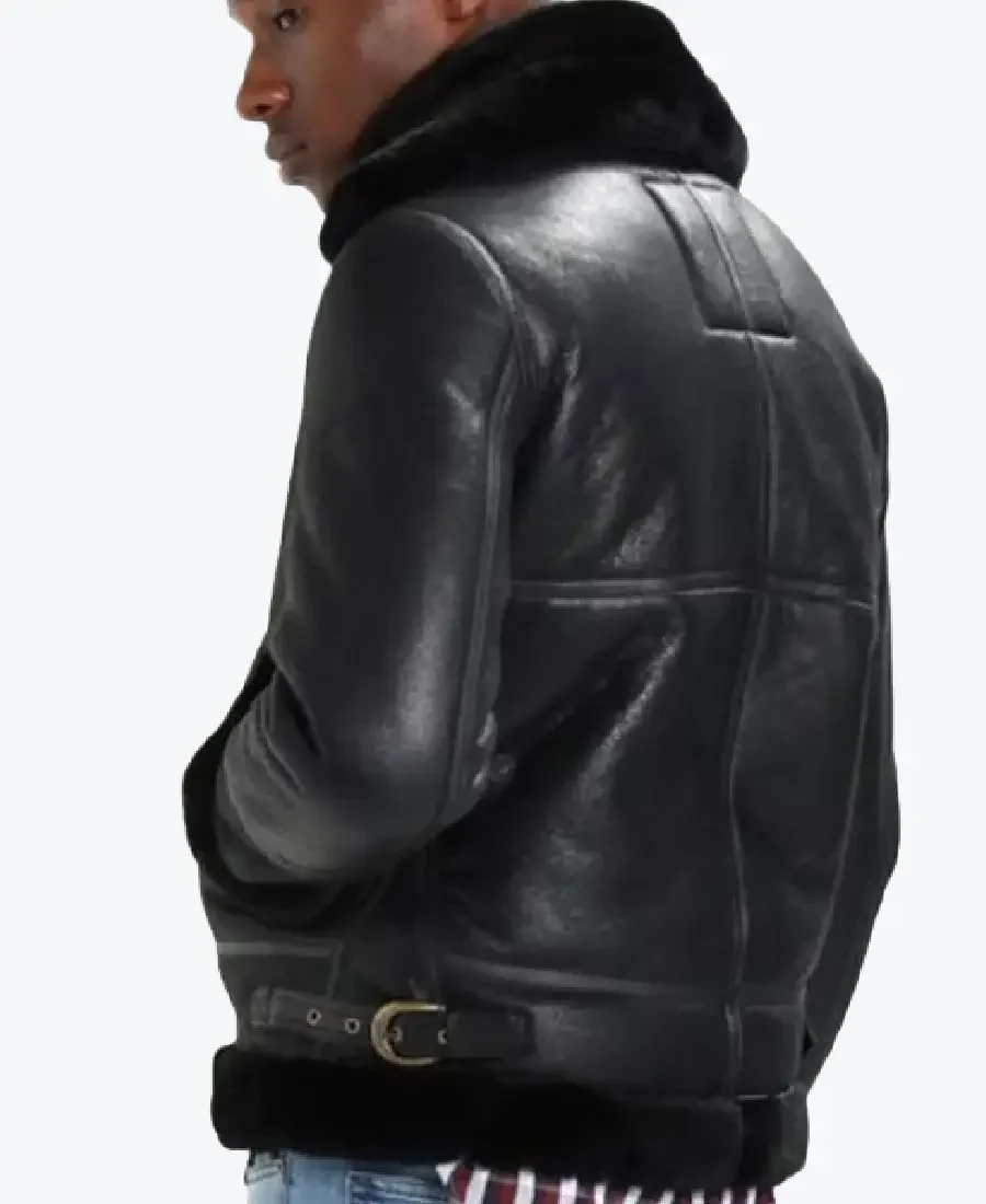 Shop The Black Bernard RAF Aviator Jacket Rare Jacket