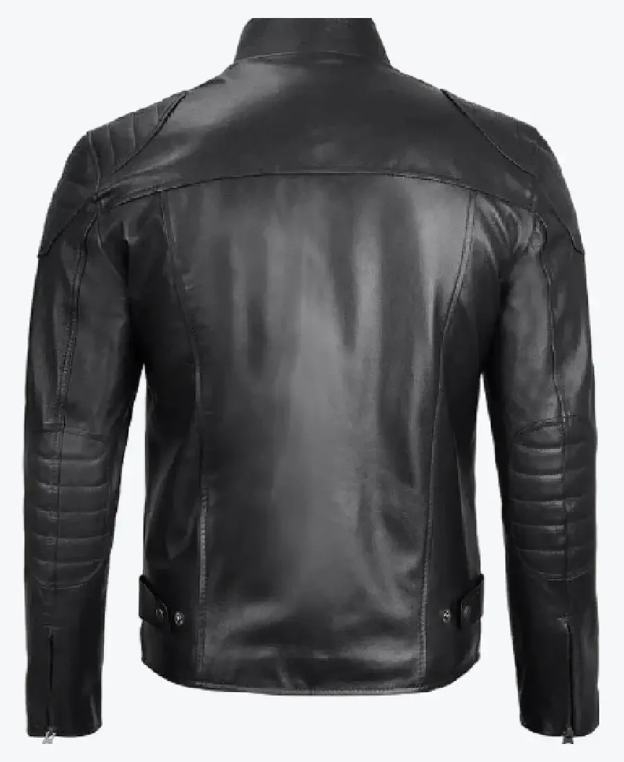 Shop The Black Real Leather Cafe Racer Jackets