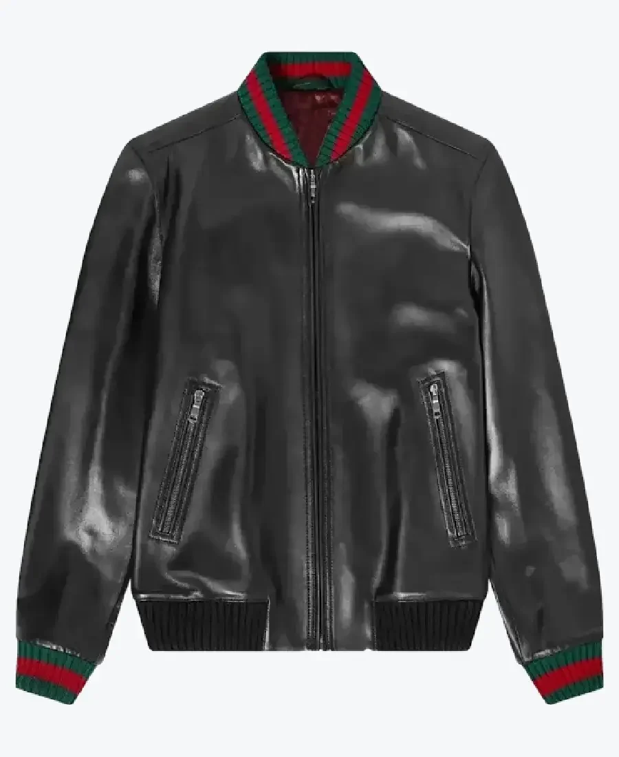 shop the current men’s black bomber leather jacket - rare jackets