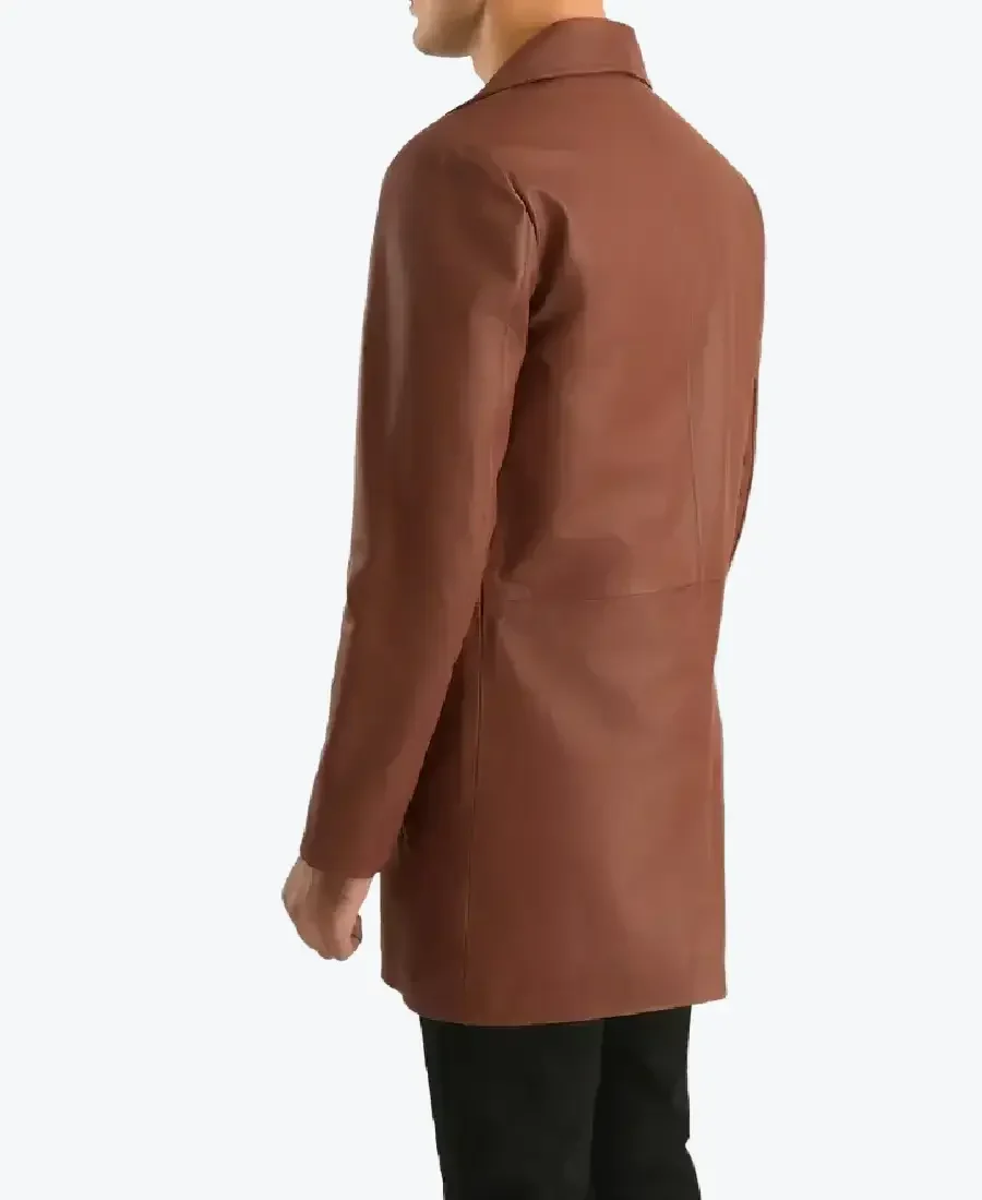 shop the men's classmith leather coat