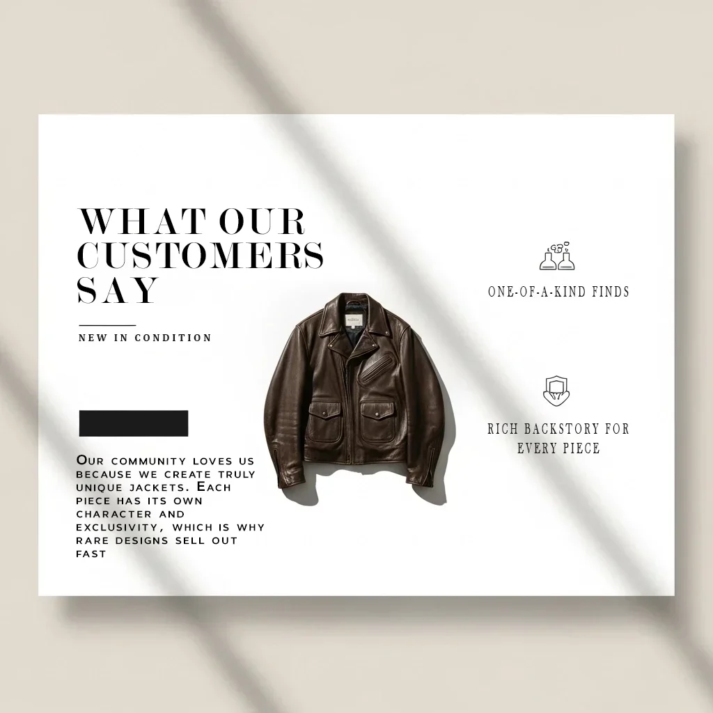 what our customers say | rarejackets
